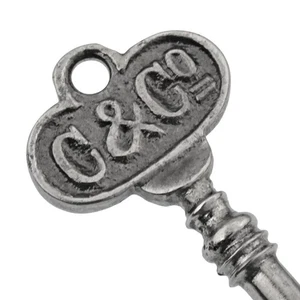 C&Co MYSTERY Piano Lock Key 21/8" - chiave antica chiave vintage pianoforte - ref.k30 - Foto 1 di 5