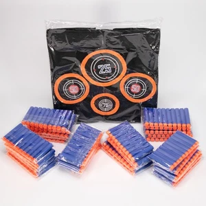 300 Nachfüll Schaumstoff Kugel Darts kompatibel mit Nerf Guns, neue Tasche Ziel Sicherheit - Bild 1 von 16