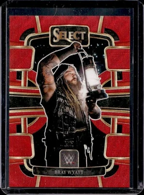 2024 Select WWE Bray Wyatt Wave Red Prizm Concourse #86/99 - Image 1 of 2