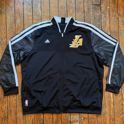 Adidas Los Angeles Lakers Kobe Bryant Warmup Jacket Mens 3XL Black - Image 1 of 4
