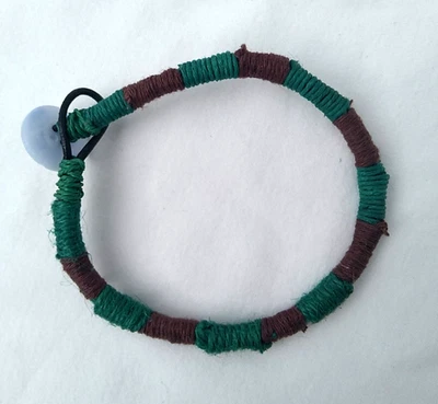 Pulsera Tobillera Étnica Tribal Trenzada Cáñamo Unisex Pulsera 11" Vendedor EE. UU. Nueva Foto 1 de 4