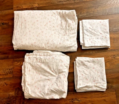 Juego de sábanas Simply Shabby Chic caramelo floral tamaño king 4 piezas Foto 1 de 4