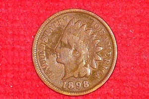 1898 Indian Head Penny Cent, Antique Coin, (127 Years Old). - Picture 1 of 16