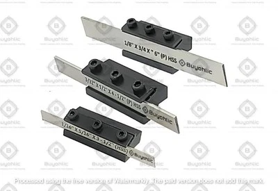 AD INTERNATIONAL Non- Adjustable T-Parting Cut off Holder with Blade for Lathe Machine -USA Stock