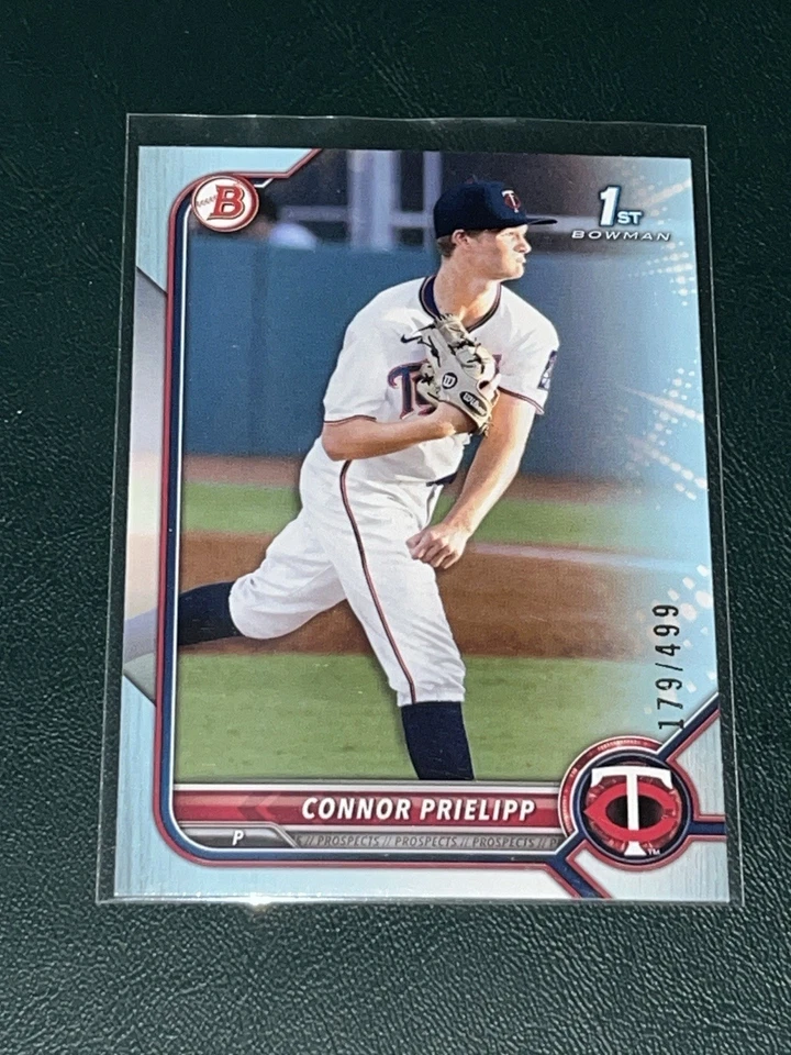 2022 Bowman Draft Connor Prielipp SKY BLUE /499 - Image 1 of 1