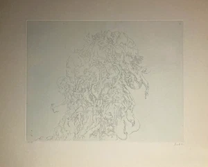 Dado gravure originale signée 1967 art abstrait abstract art Monténégro Visat - Picture 1 of 1