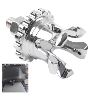 Crown Kotflügel hinten Sitzschraube Chrom fit Harley Touring Dyna Softail 96+ - Bild 1 von 10