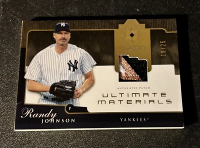 Parche usado juego Ulltimate Collection Randy Johnson 2005 3 colores 19/25 Yankees Foto 1 de 2