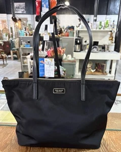Kate Spade New York Hayden Top Zip Tote Bag in Black Style Number WKRU6537 - Picture 1 of 13