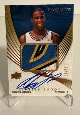 Logotipos limitados exquisitos de cubierta superior 2007-08 #LL-JA Antawn Jamison #ed 50 C#02 Foto 1 de 3