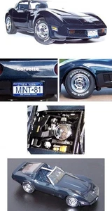 1981 Corvette Diecast Model RARE by The Franklin Mint in 1:24 Scale - Picture 1 of 4