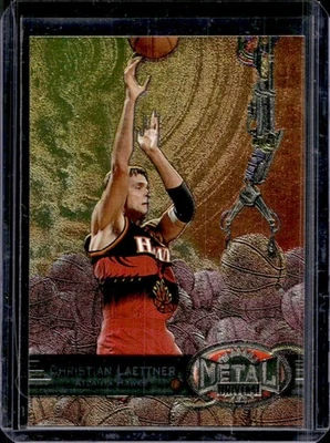 1997-98 Skybox Metal Universe Christian Laettner #110 Hawks - Image 1 of 2
