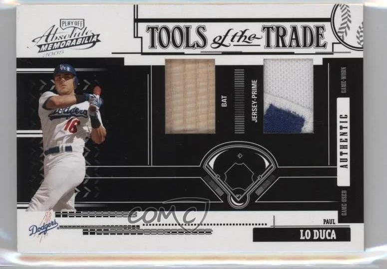 2005 Playoff Absolute Memorabilia Tools of the Trade /50 Paul Lo Duca #TT-22 - Image 1 of 2