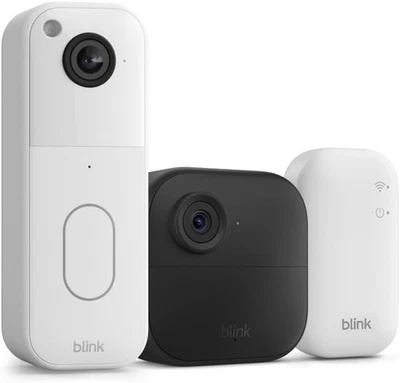Blink Video Doorbell + Outdoor 4 Wireless Camera + Sync Module Core - Image 1 of 4