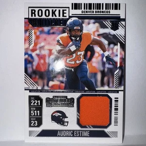 **AUDRIC ESTIME**2024 Panini Contenders Rookie Ticket Swatch Var. #RTS-AEE RC - Bild 1 von 6