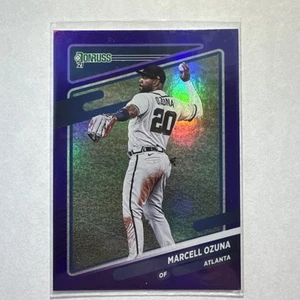 Panini Donruss 2021 - Marcell Ozuna #64 Holo púrpura - Imagen 1 de 2