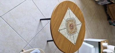 Table basse formica et ceramique - Photo 1/4