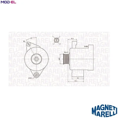 ALTERNATOR 063731796010 FOR TOYOTA HILUX/VIGO/VII/Pickup DYNA/Platform/Chassis - Image 1 of 4