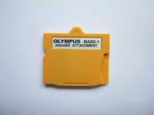 Original Olympus MicroSD Attachment, TF to xD-Picture Card Adapter, MASD-01