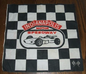 Original Indianapolis Indy 500 Checkered Flag, 1960's No Stick Very Good - Picture 1 of 8