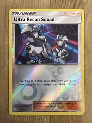 Ultra Recon Squad 114/131 S&M Forbidden Light Reverse Holo Pokémon TCG - VLP - Image 1 of 2