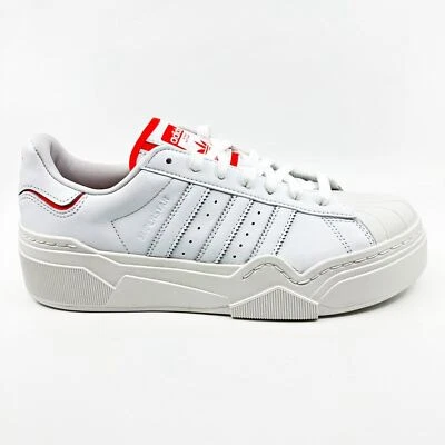 Adidas Originals Superstar Bonega 2B White Red Womens Leather Sneakers IG2395 - Image 1 of 4