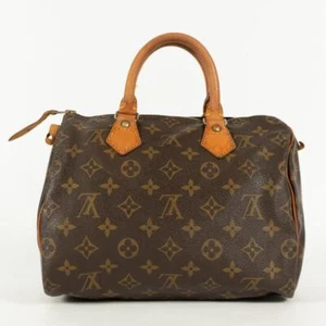 Authentic Louis Vuitton Monogram Speedy 25 M41528 Handbag japan 05E035170024 - Picture 1 of 20