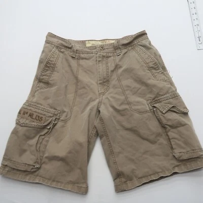 Shorts cargo Old Navy masculino Y2K tamanho 31 marrom algodão exército peso pesado 11"L - Imagem 1 de 4