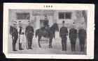 CYPRUS 1885 RARE OFFICIAL POLICE UNIFORMS ON THIN PAPER WISH CARD A757