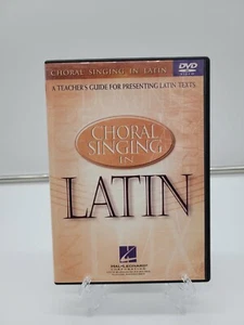 Choral Singing in Latin Texts Teacher's Guide Vocal Music Lessons Video DVD - Picture 1 of 4