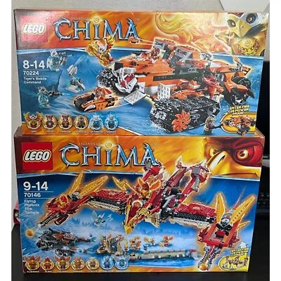 LEGO Legends of Chima 70224 Tiger’s Mobile Command & 70146 Phoenix Fire Temple - Image 1 of 4