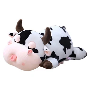 Giant Cow Stuffed Animal Cow Plush Toy Soft Cow Pillow Plush Toys Gifts - Picture 1 of 5