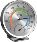 5" Indoor Outdoor Hygrometer/Thermometer, Humidity Gauge Indicator Temperature