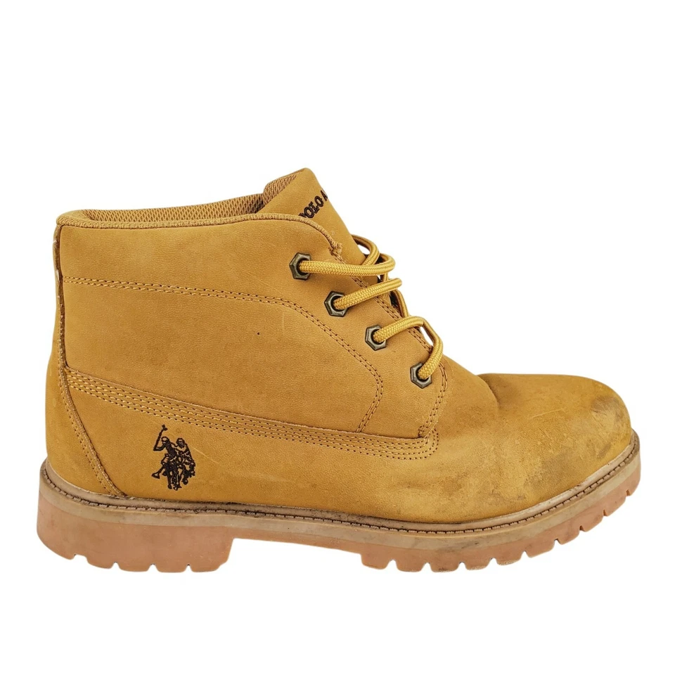 Botas con cordones US Polo Assn para hombre marrón talla 10 US resistentes al aceite 21763311B Foto 1 de 4