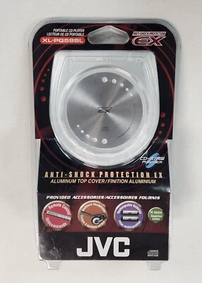 JVC XL-PG59SL Portable CD Player Anti-Shock Protection. Brand New, Sealed - Image 1 of 4
