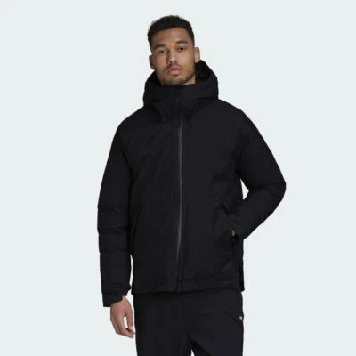 adidas Traveer Insulated RAIN.RDY Jacket Mens Waterproof Windproof Coat Black XS - Image 1 of 4