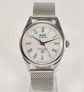Working HMT Jubilee White Dial 17 Jewels Mechanical Hand Winding Wrist Watch - Picture 1 of 6