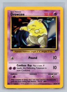 Pokemon TCG Drowzee Base Set 49/102 Regular Unlimited Common - Picture 1 of 2