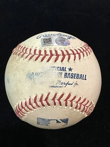 Carlos Correa "1st Double 2015 Rookie Year" GIOCO USATO BASEBALL MLB Autenticato - Foto 1 di 7