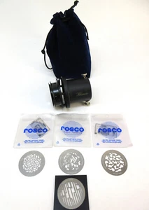 Dedolight DP1.1 Universal Projektionsaufsatz mit 85mm Objektiv mit Rosco Gobos - Bild 1 von 8