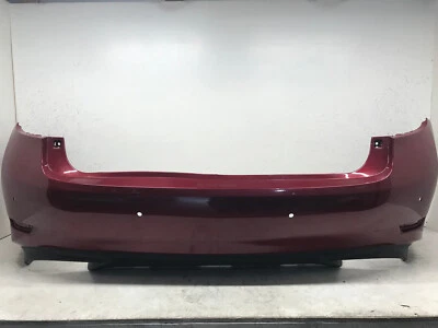 Cubierta de parachoques trasero roja 2016 2017 2018 Lexus ES350 base con orificios de sensor CAPA Foto 1 de 4