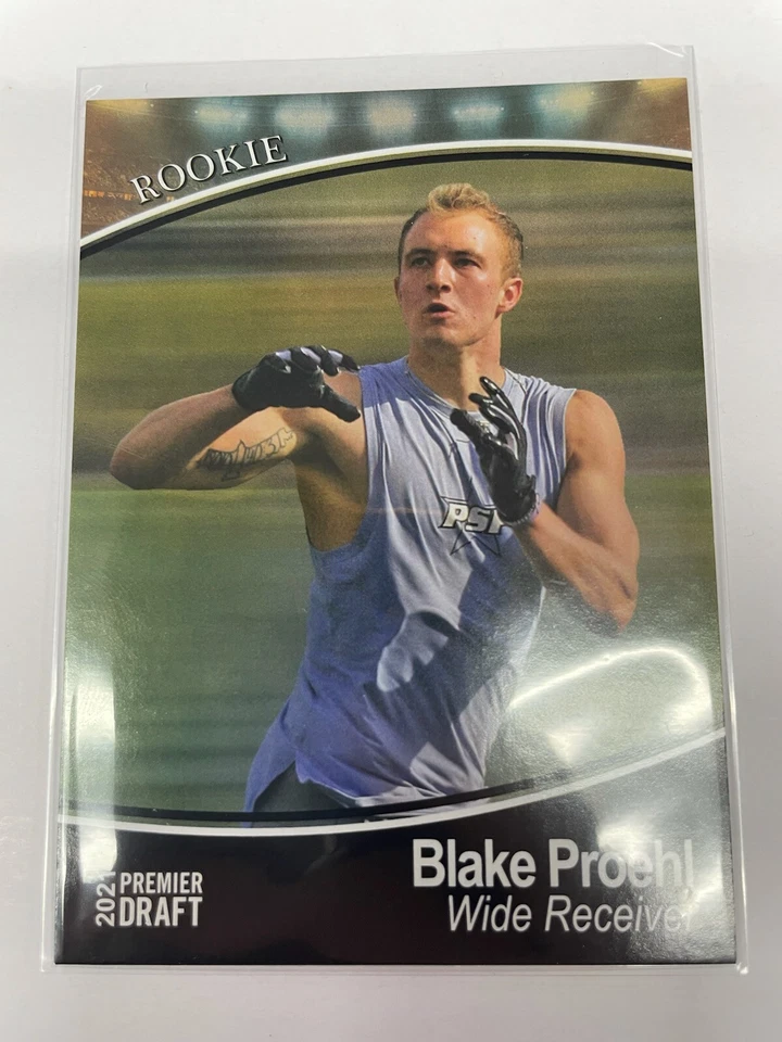 2021 Sage Hit Premier Draft High Series Rookie Base #100 Blake Proehl RC - Image 1 of 1