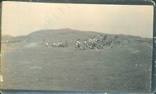 1911 Original photo Lancashire Royal Artillery Volunteers Range practice battery