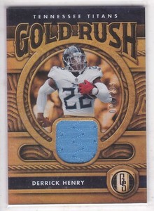 2022 Panini Gold Standard Derrick Henry Gold Rush Jersey 8/299 Tennessee Titans