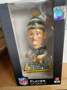 AARON RODGERS Green Bay Packers FOCO LE Carciature Bobblehead NIB SUPER SALE - Picture 1 of 1