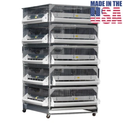 G.Q.F. MANUFACTURING COMPANY GQF 0540 Battery Brooder Deck Game Bird Poultry 5 Box Brooder Poultry