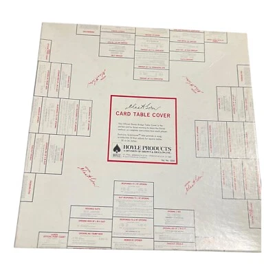 Hoyle Product Card Table Cover Official Chas A Gores - Image 1 of 4