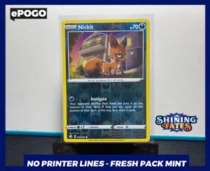 Nickit 047/072 REVERSE HOLO Pokémon Card - Pokemon TCG Shining Fates - MINT PSA - Picture 1 of 2