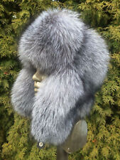   Blue Frost Fox Fur Full Hat Saga Furs Full Trapper Hat