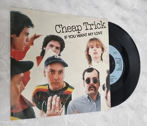 Cheap Trick - If You Want My Love - Used Vinyl Record UK 7 inch - Picture 1 of 2